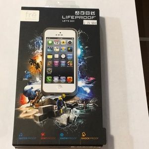Fre LIFEPROOF Case for iPhone 5 - white/gray